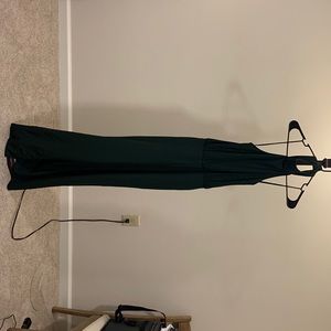 Lulu’s Emerald Green Halter Neck Jumpsuit Women’s XS